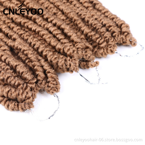 2S Curly End Spring Twist Crochet Hair 12 Inch Senegalese  Senegalese Crochet Braids For Women